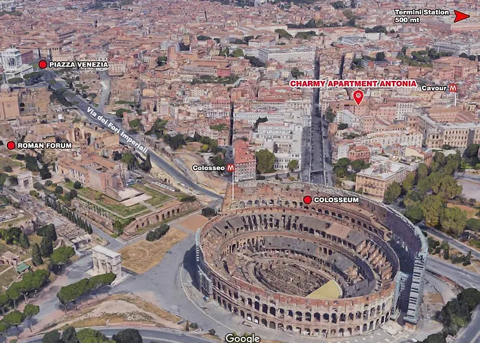 Charming Antonia 300 Mt From Colosseum Rom
